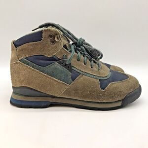 Coleman Denver Grey Green Suede Hiking Boots Womens 7.5M Lace Up High Top Shoes